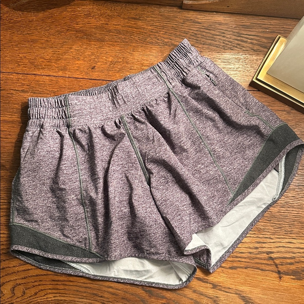 Lululemon Gray Hotty Hot Athletic Shorts 4” Inseam